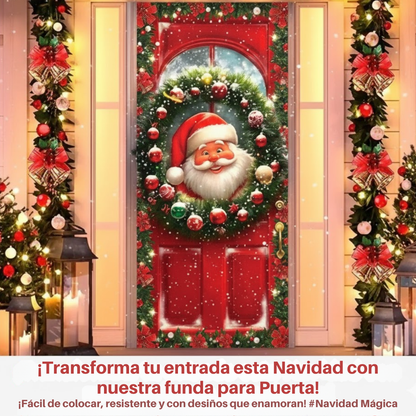 FUNDA PARA PUERTAS NAVIDEÑAS