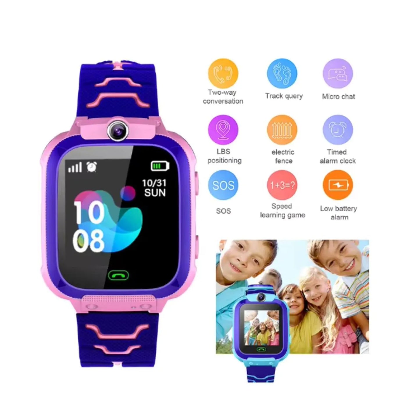 RELOJ INTELIGENTE PARA NIÑOS - smartwatch Q12