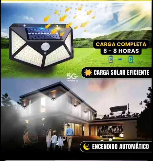 LAMPARA LUZ SOLAR CON SENSOR DE MOVIMIENTO