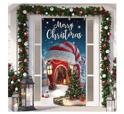 FUNDA PARA PUERTAS NAVIDEÑAS