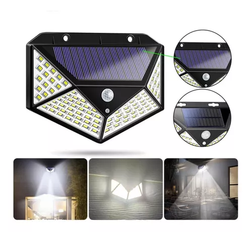 LAMPARA LUZ SOLAR CON SENSOR DE MOVIMIENTO